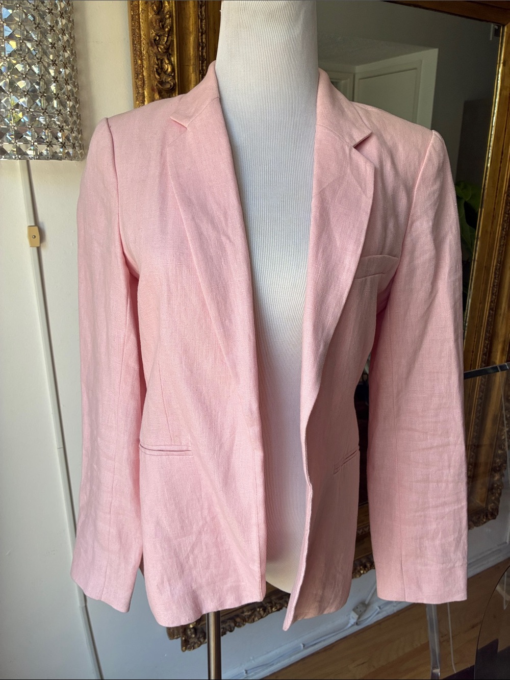 Joie linen Pink Women's Tailored Blazer Jacket size 2
